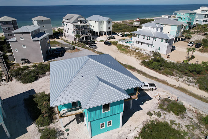 Standing seam metal roof installation in Bay County FL